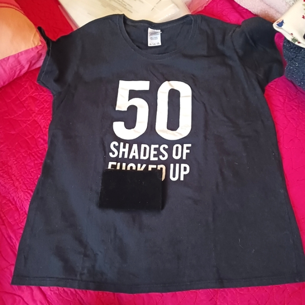 50 Shades of Grey Gildan Black Novelty Tee